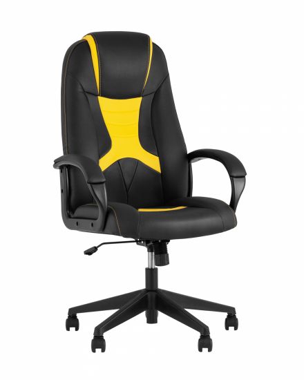Кресло игровое TopChairs ST-CYBER 8 черный | желтый