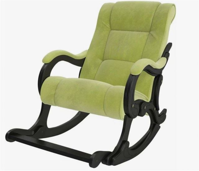 Кресло-качалка Сенатор 77 | Венге | Verona Apple Green |