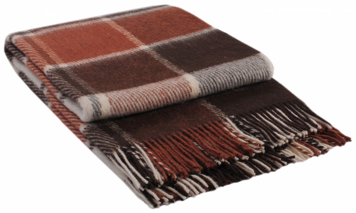 05-03 Бел-тер-кор 140х200 Эльф плед новозеланд. шерсть