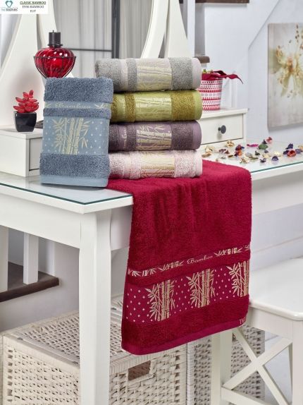 10360 ELIT Бамбук 70х140 (6) 480гр.полотенце TWO DOLPHINS