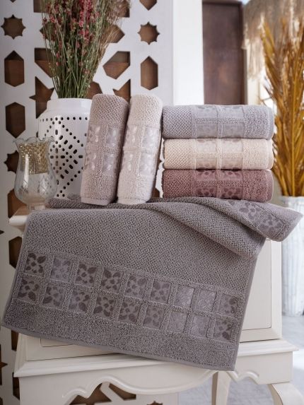 10728 TWOEL Хлопок 70х140 (6) 480гр. полотенце DO@CO Метеор