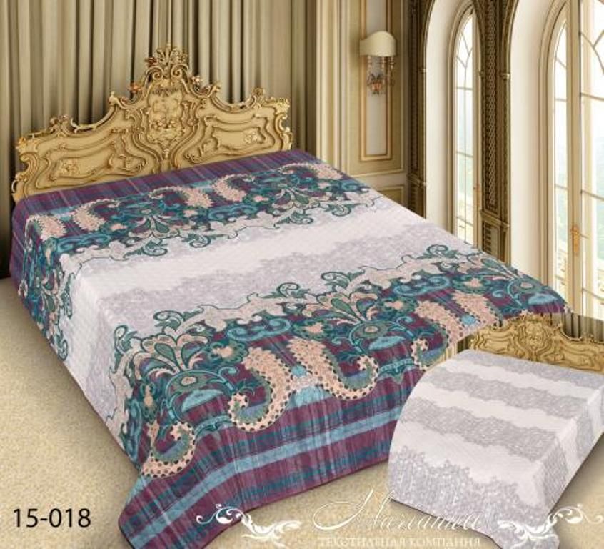 15-018 180х220 "Barokko" Покрывало ультрастеп Марианна