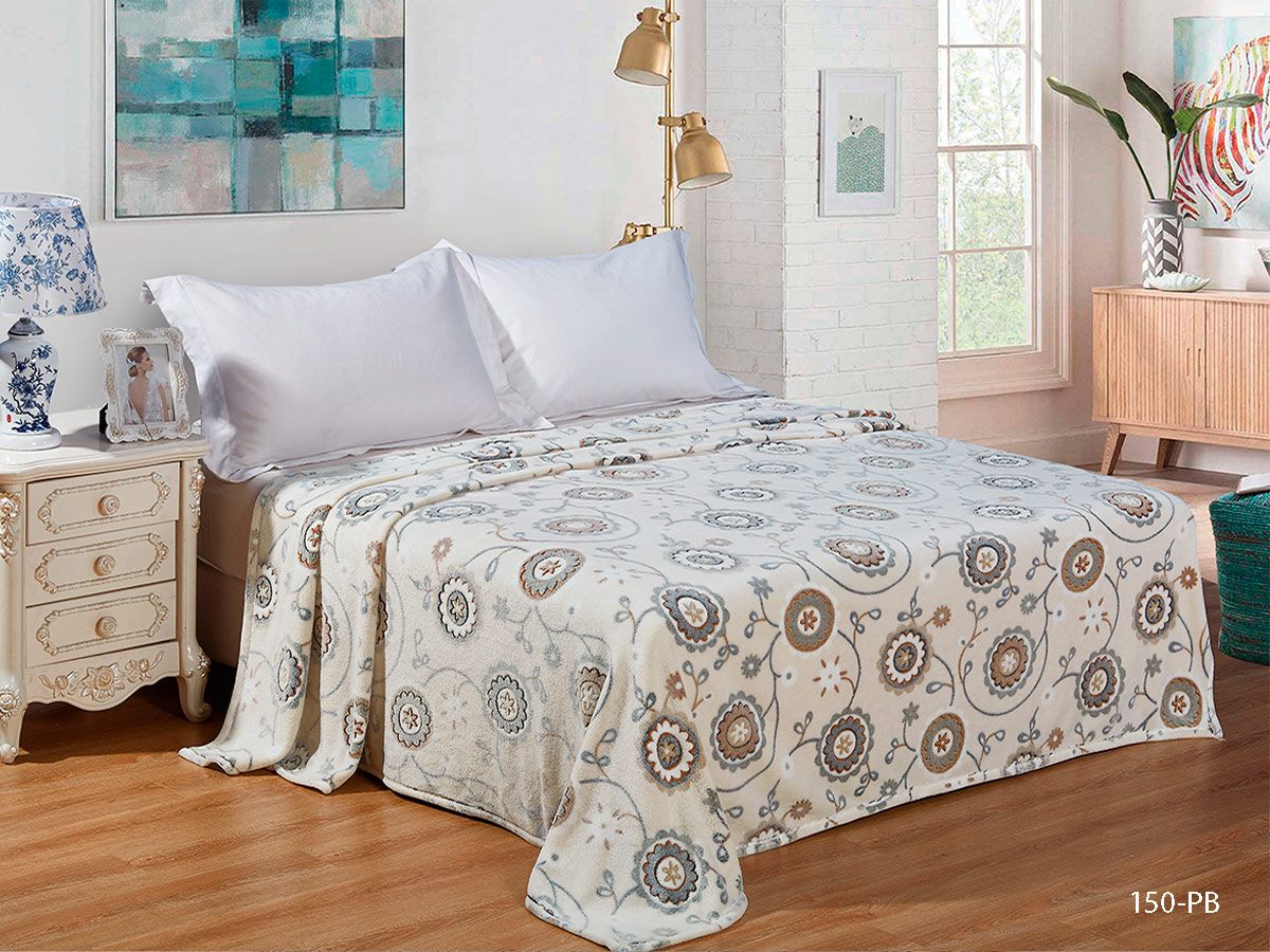 200-150-pb Микрофибра Бамбук 200х220 Плед AlViTek