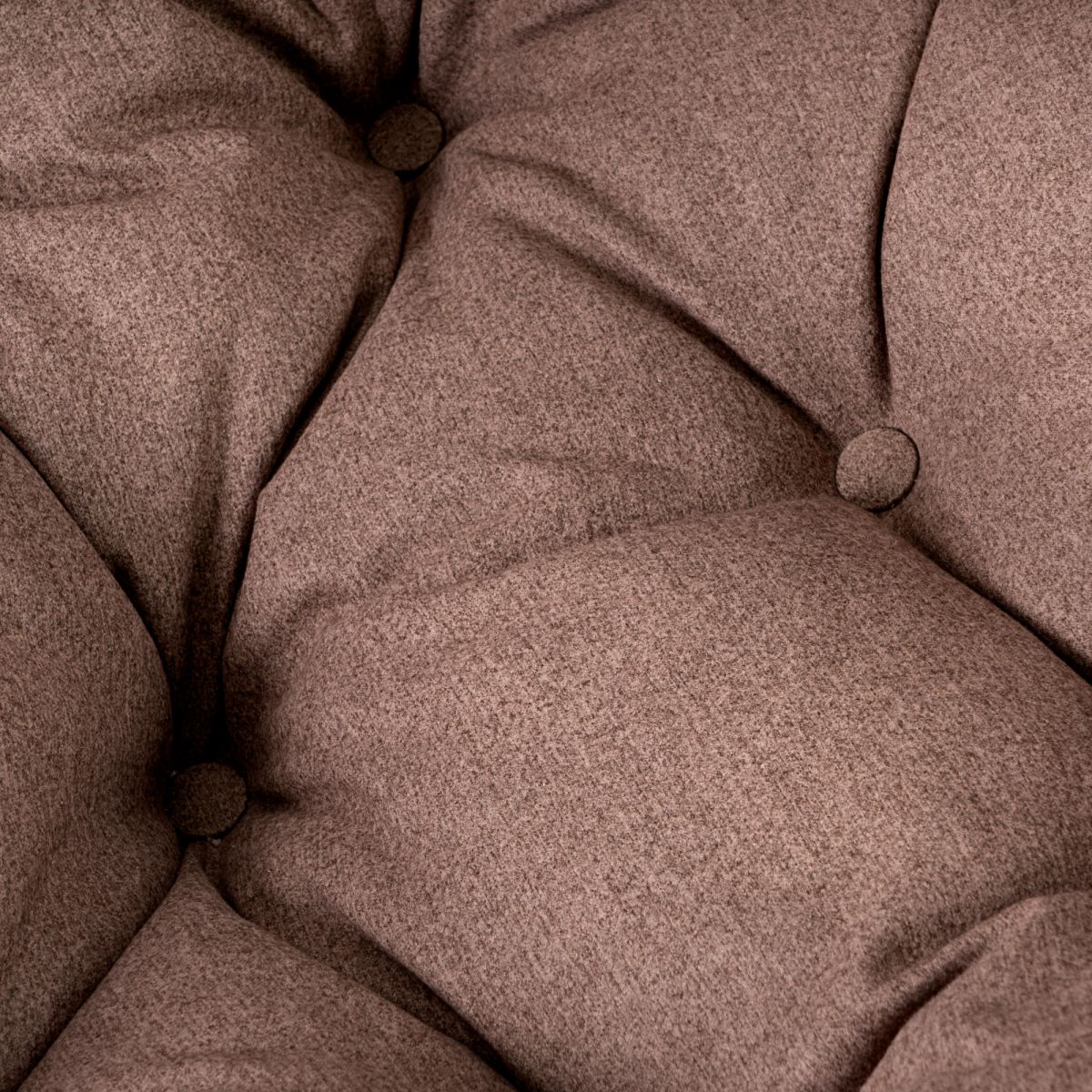 23-01 Матрац для кресла "Папасан" экошерсть, коричневый, 1811-5