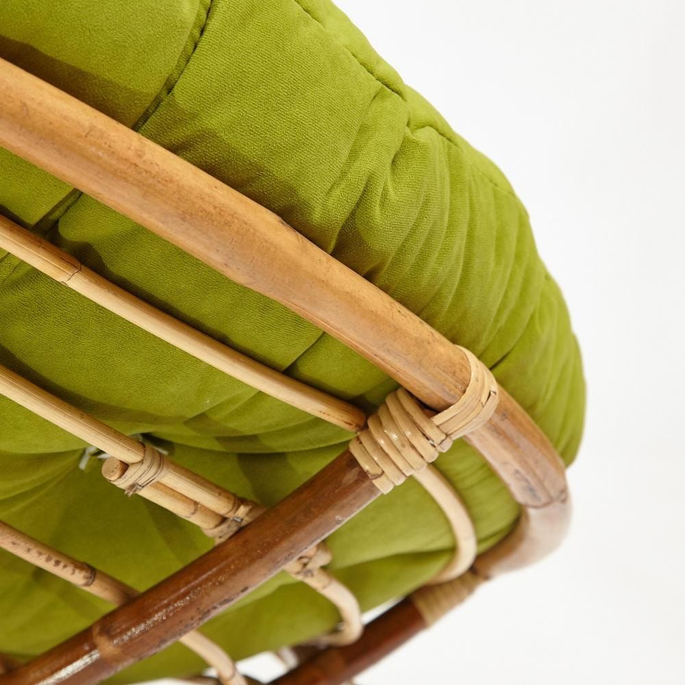 23-01 Матрац для кресла "Папасан" флок , олива, 23