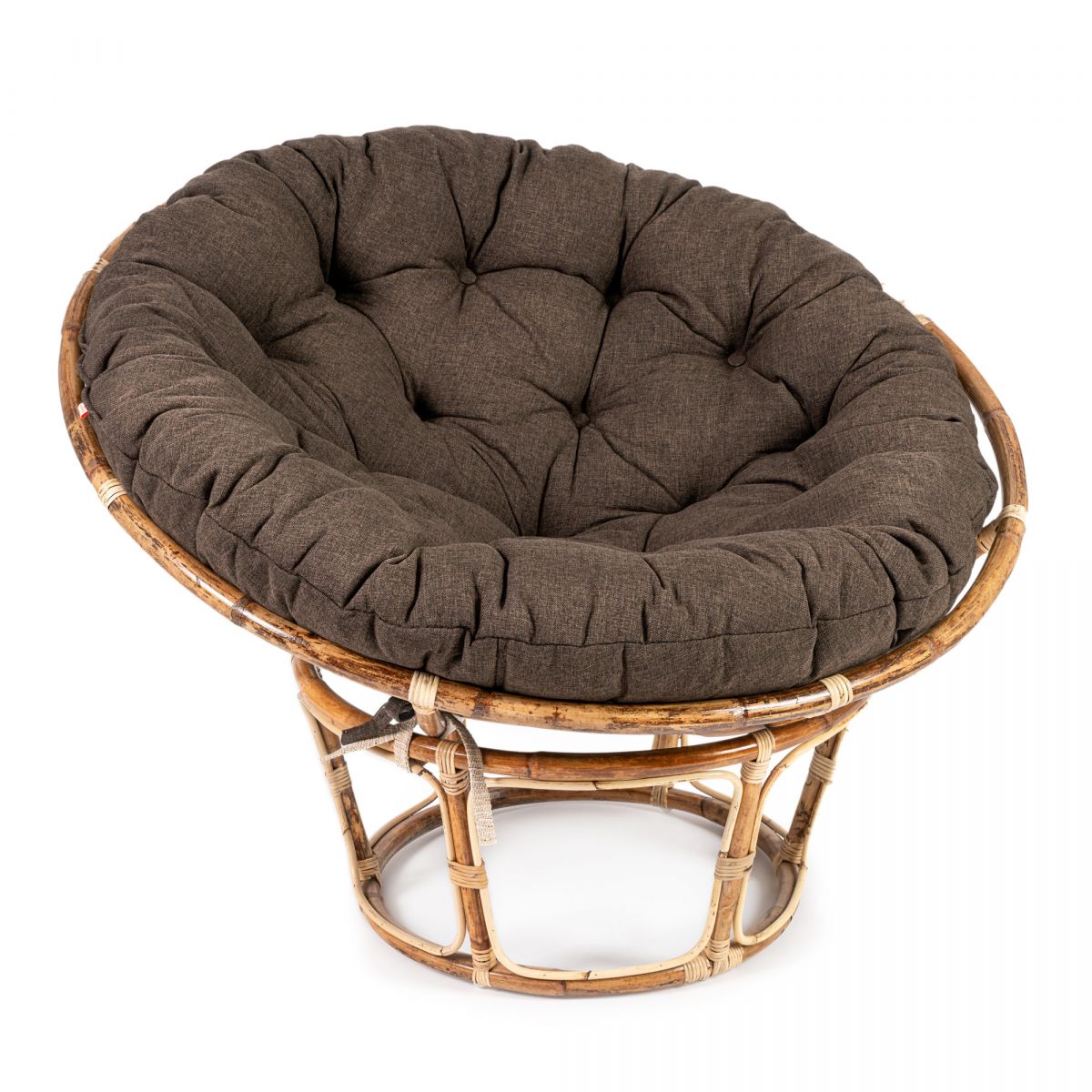 23-01 Матрац для кресла "Папасан" ткань, коричневый, 3М7-147