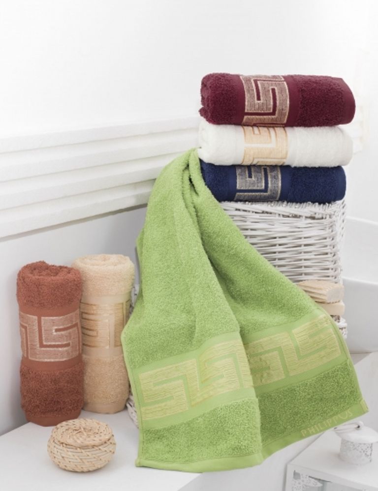 9565 KRINKIL GREEK Хлопок 70х140 (6) Полотенце PHILIPPUS