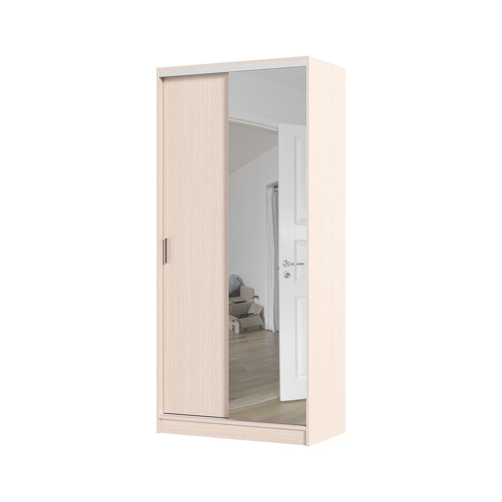 Альянс 1,0 м шкаф-купе (1000х2200х600) дуб белфорд-дуб белфорд