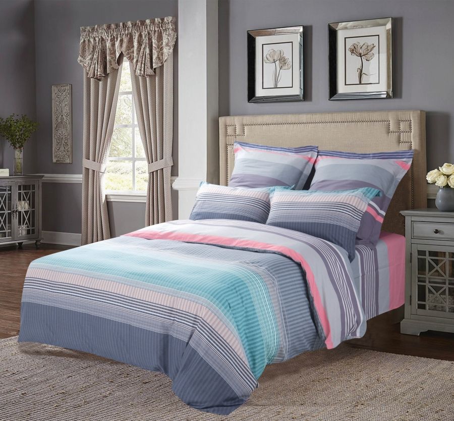 B-208 КПБ семейный сатин "САЙЛИД"