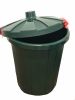 Бак круглый с крышкой 105л. (темно-зеленый) арт.ЭП 753693 - 14