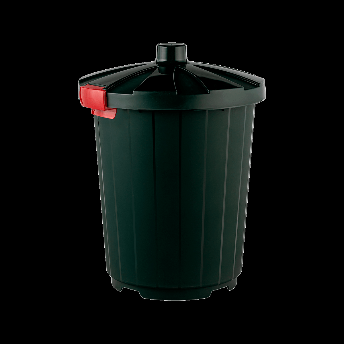 Бак круглый с крышкой 105л. (темно-зеленый) арт.ЭП 753693