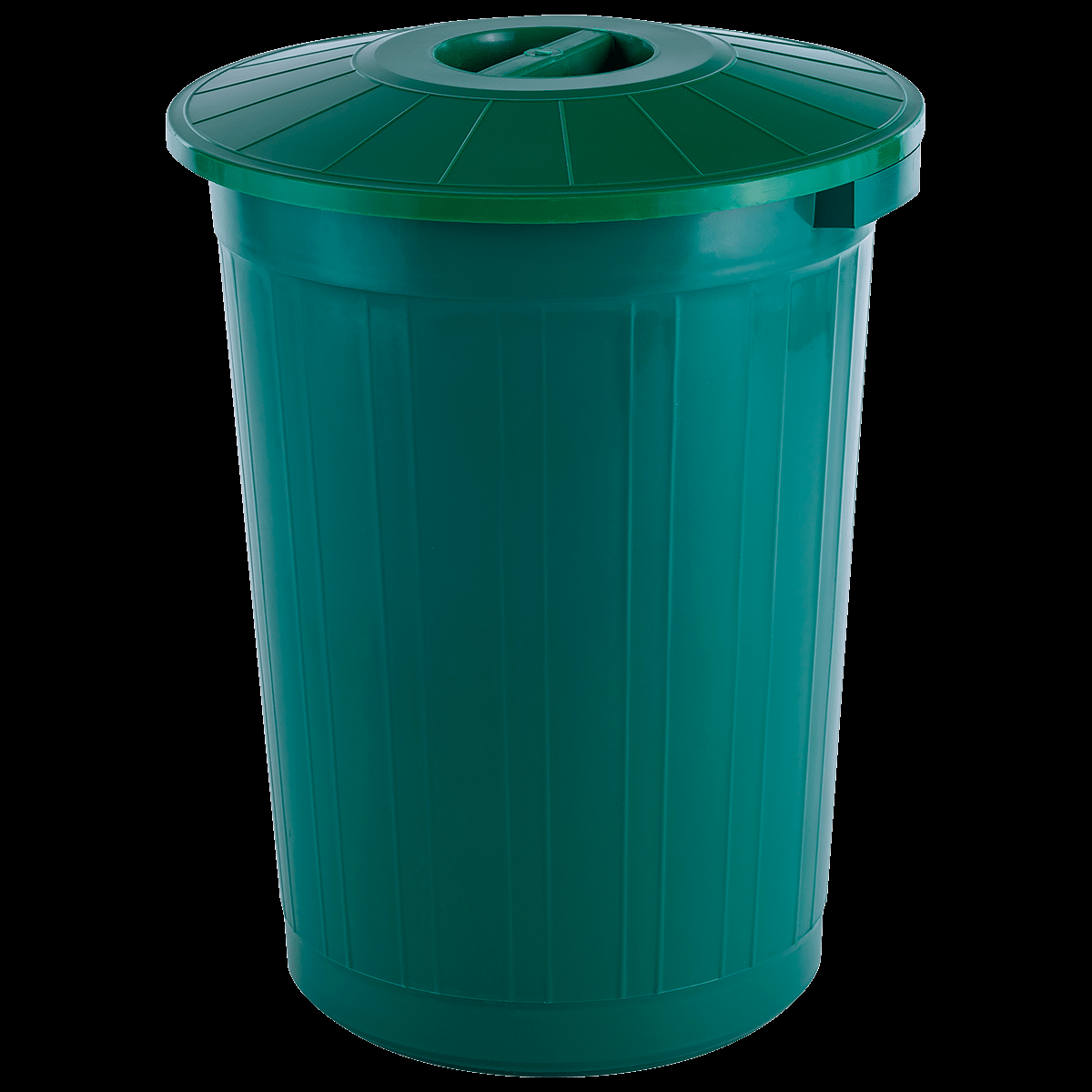 Бак круглый с крышкой 60л. (в уп 10шт.) (зеленый) арт.ЭП 097624