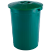 Бак круглый с крышкой 60л. (в уп 10шт.) (зеленый) арт.ЭП 097624 - 6