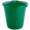 Бак круглый с крышкой 80л. (в уп 10шт.) (зеленый) арт.ЭП 097723 - 7