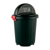 Бак круглый с крышкой-клавишей 105л (темно-зеленый) арт.ЭП 361269 - 9
