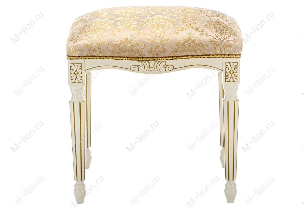 Стул деревянный Беттино патина золото - бежевый