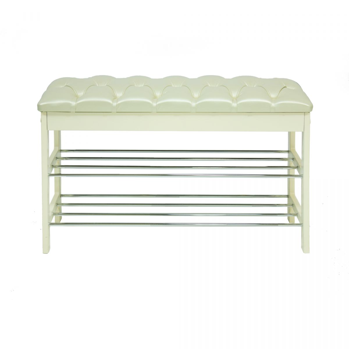 Банкетка Leset "Грейс", Дуб шампань, Oregon perlamutr 106, каретная стяжка