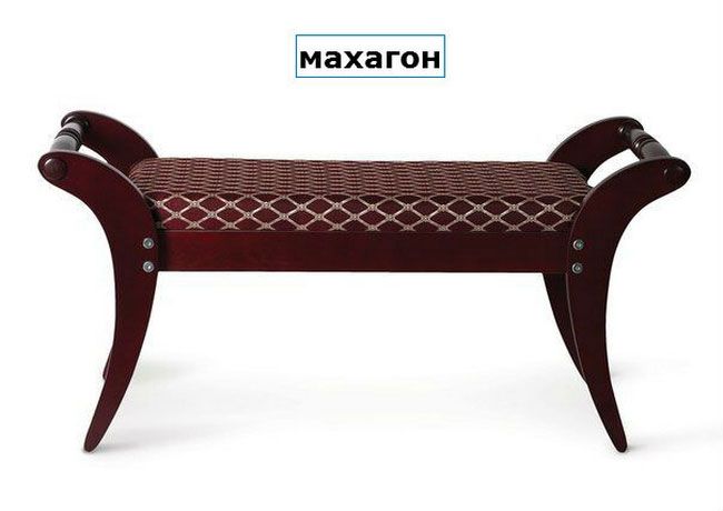 Банкетка Тифани махагон