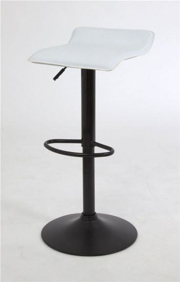 Барный стул ABAZ 2W17 (PVC WHITE - черный) КОМБИНИРОВАННЫЙ