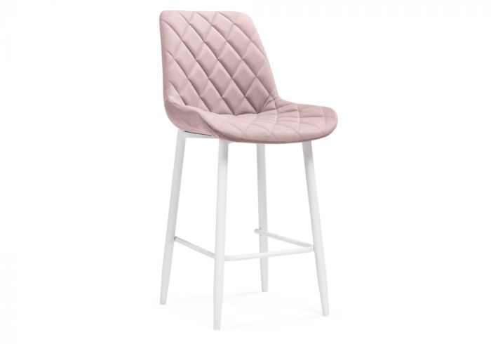 Барный стул Баодин К Б-К розовый - белый