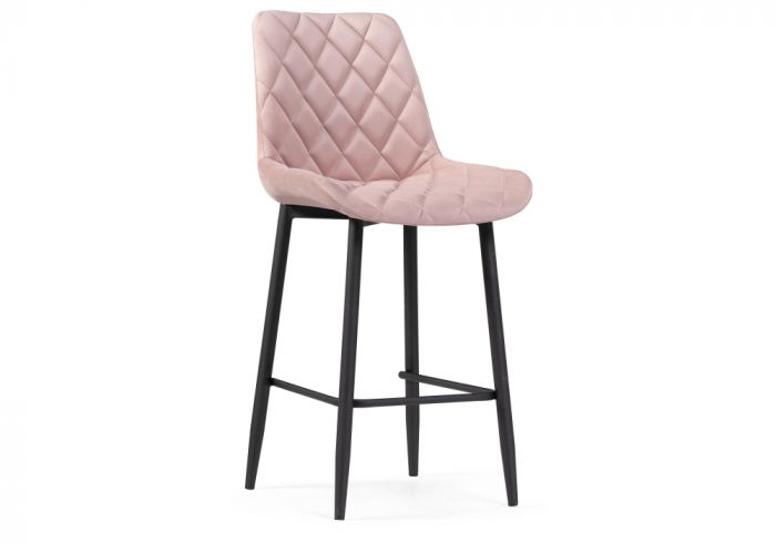 Барный стул Баодин К Б-К розовый - черный