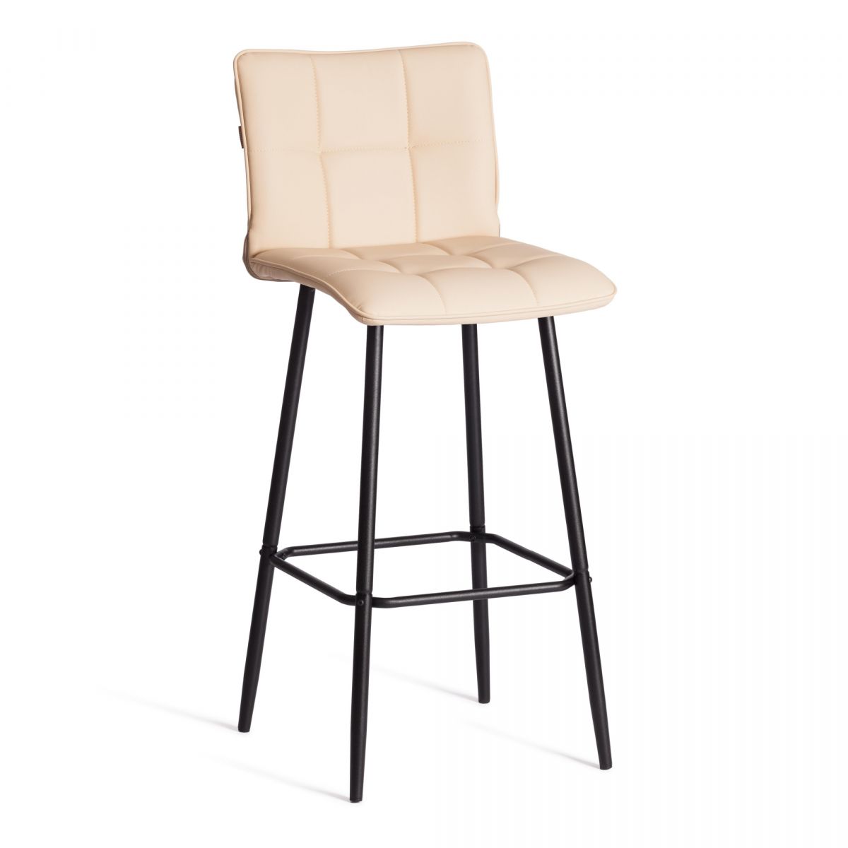 Барный стул Bari-Бари экокожа , бежевый, 45х56х110 см
