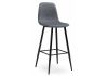 Барный стул Capri dark gray - black - 3
