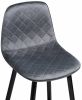 Барный стул Capri dark gray - black - 8