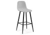 Барный стул Capri light gray - black - 10