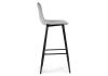 Барный стул Capri light gray - black - 12