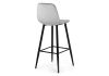 Барный стул Capri light gray - black - 13