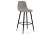Барный стул Capri light gray - black - 4