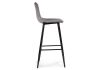Барный стул Capri light gray - black - 6
