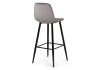 Барный стул Capri light gray - black - 7