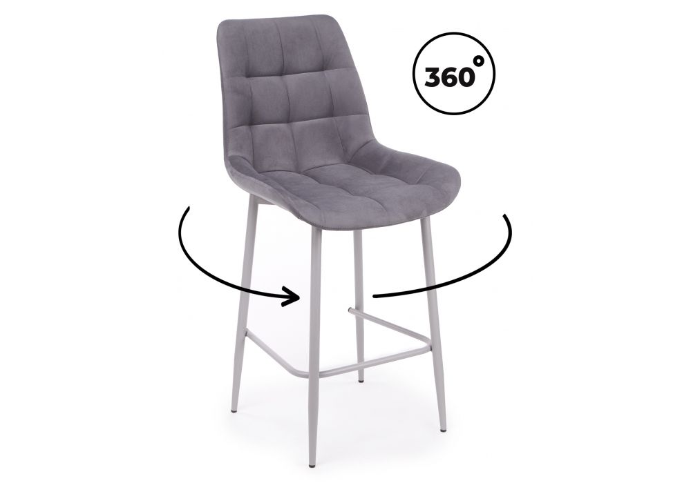 Барный стул Челси 360 темно-серый (zd 995) - серый np