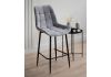 Барный стул Челси светло-серый (zd 960) - черный - 2