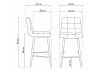 Барный стул Чилли Мини зеленый (zd 667) - черный np - 2
