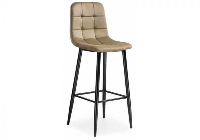 Барный стул Chio dark beige - black