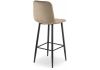 Барный стул Chio dark beige - black - 4