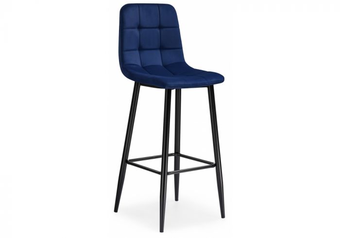 Барный стул Chio dark blue - black