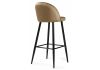 Барный стул Dodo 1 beige with edging - black - 2
