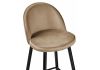 Барный стул Dodo 1 beige with edging - black - 3