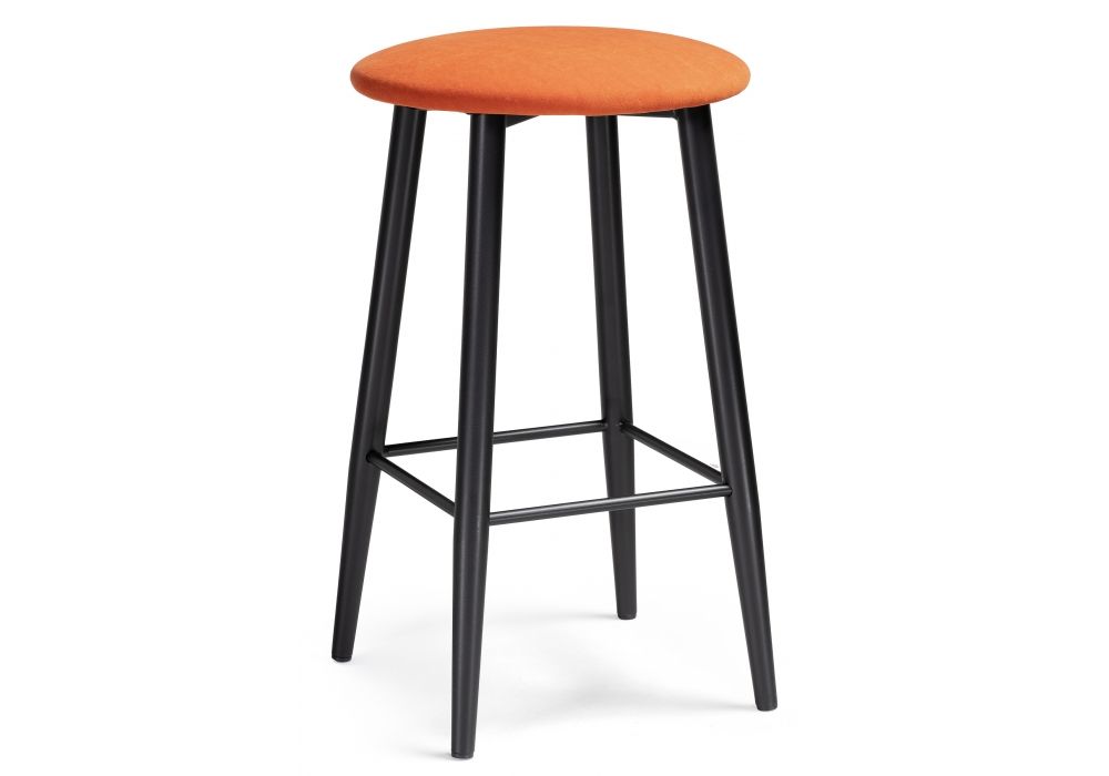 Барный стул Гангток катания флам - черный матовый