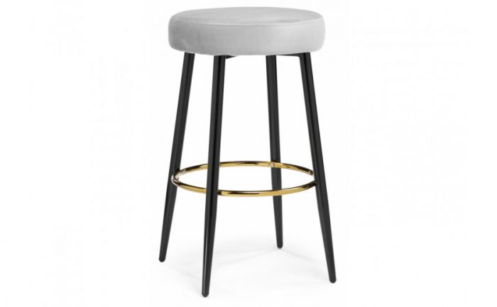 Барный стул Plato 1 light gray