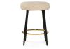 Барный стул Plato white fabric - 2