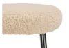 Барный стул Plato white fabric - 6