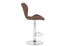 Барный стул Porch brown - chrome - 3