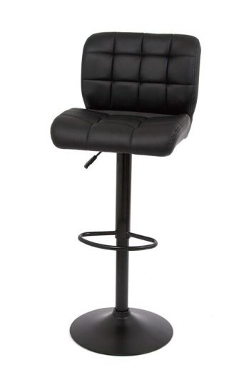 Барный стул S-939 (PU BLACK - черный) КОМБИНИРОВАННЫЙ