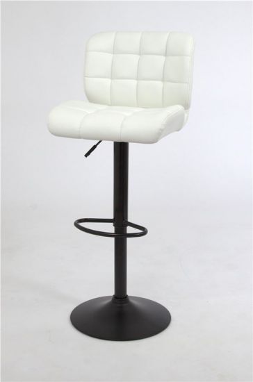 Барный стул S-939 (PU WHITE - черный) КОМБИНИРОВАННЫЙ