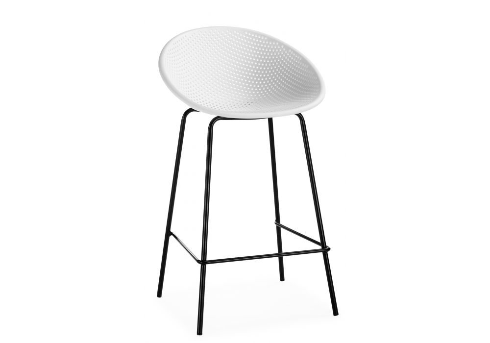 Барный стул Zeta white - black